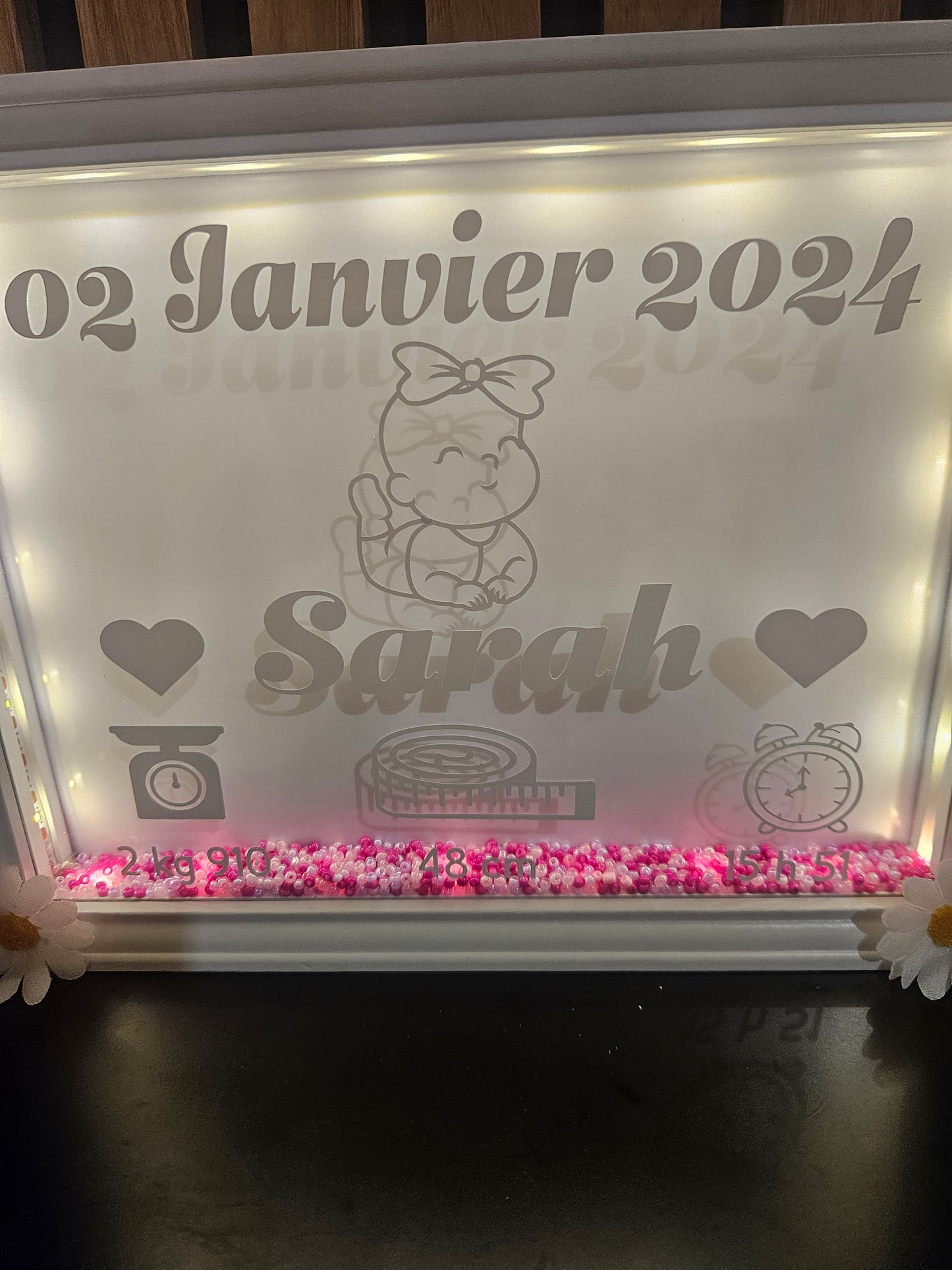 Cadre a personnaliser led