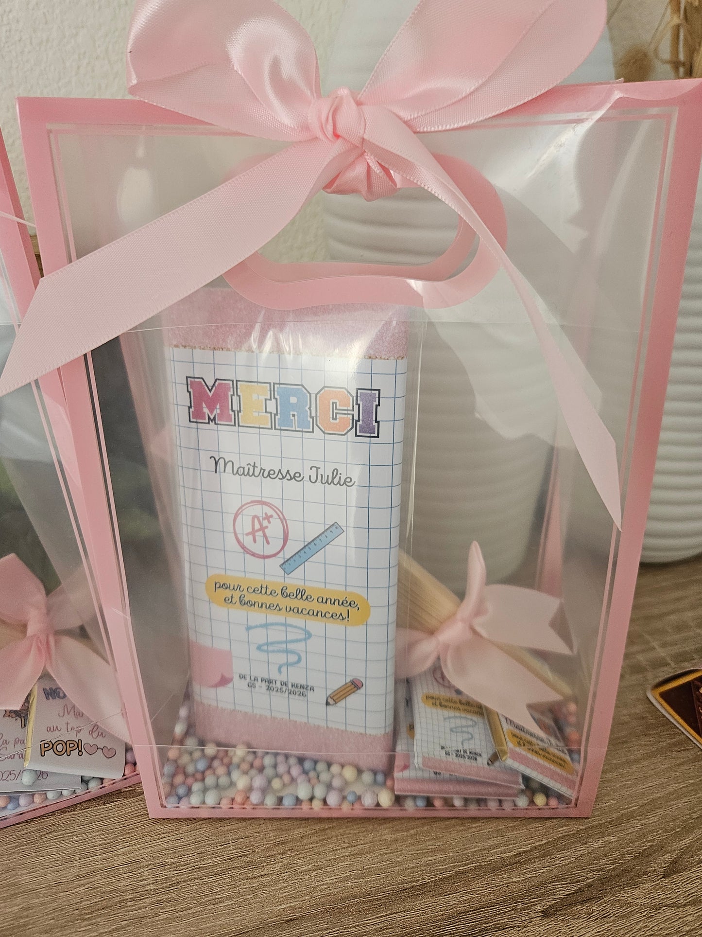Coffret sac avec noeud