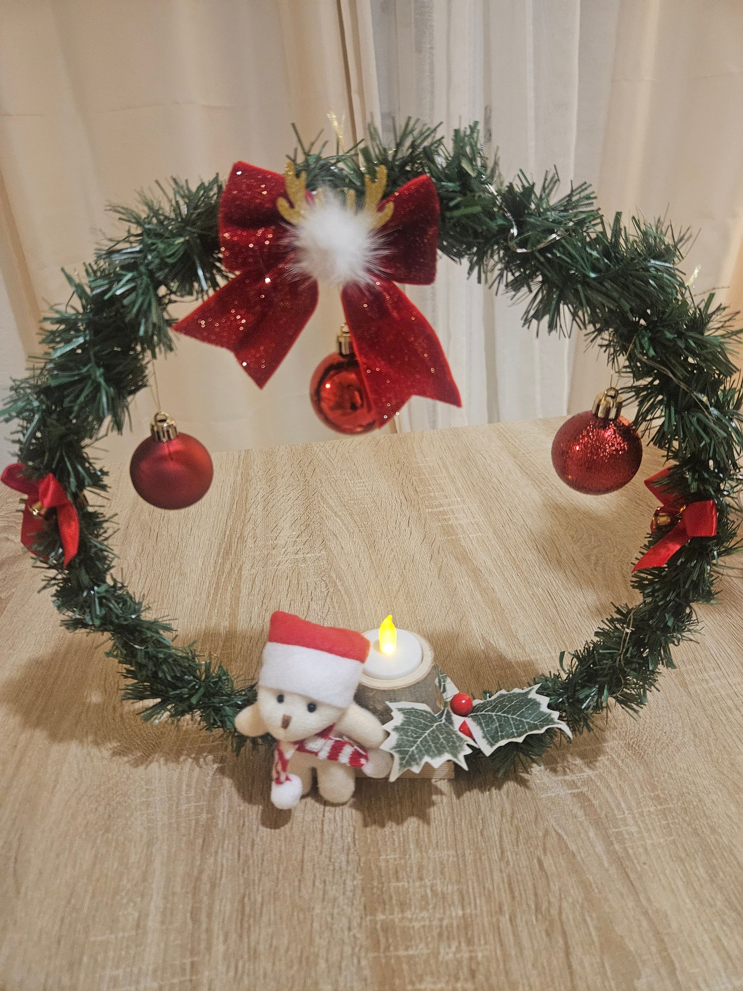 Centre de table avec cercle