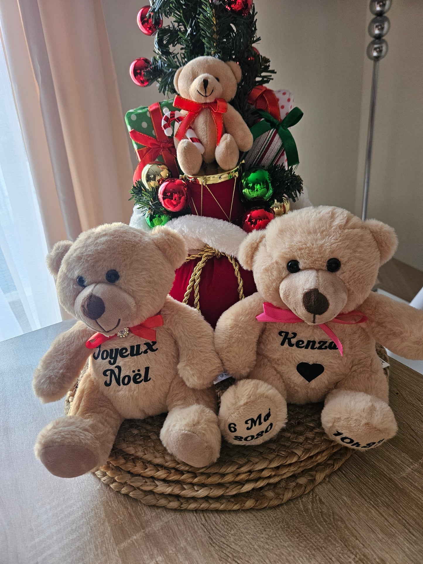 Ourson peluche à personnaliser