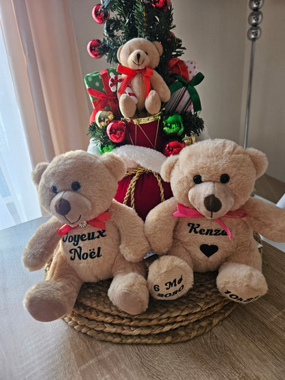 Ourson peluche à personnaliser