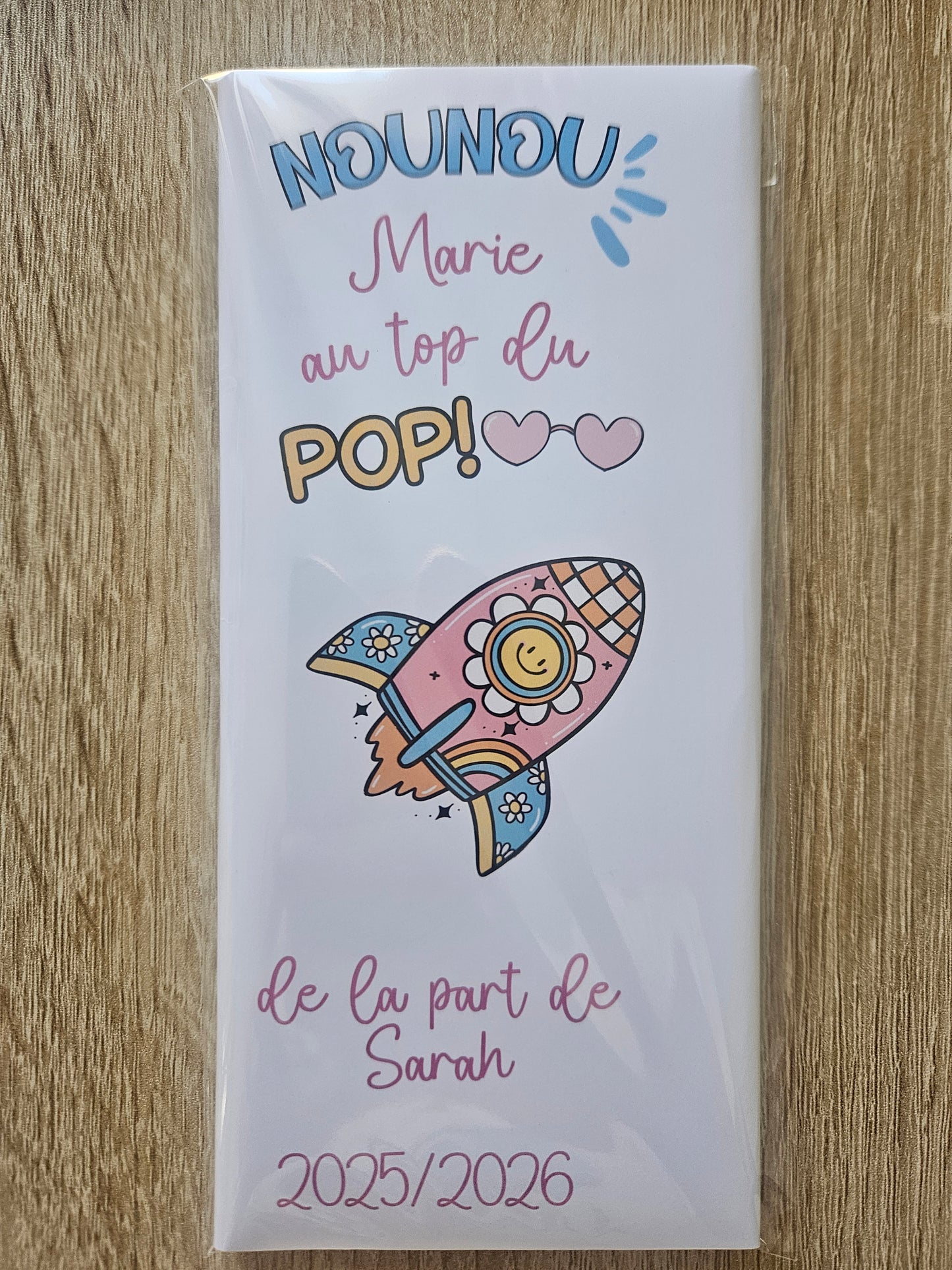 Tablette de chocolat personnalisées