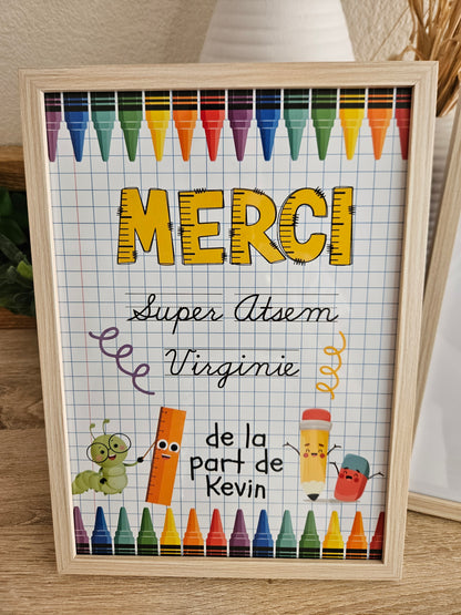 Cadres personnalisée A4