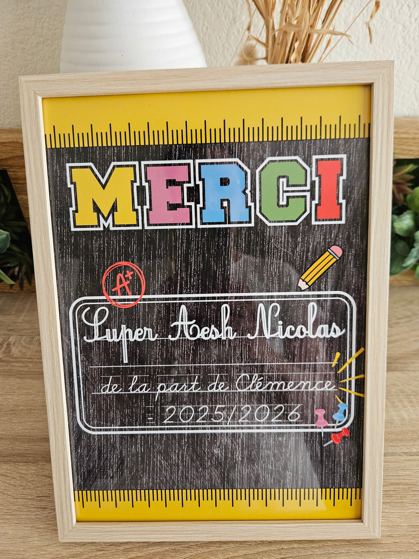 Cadres personnalisée A4