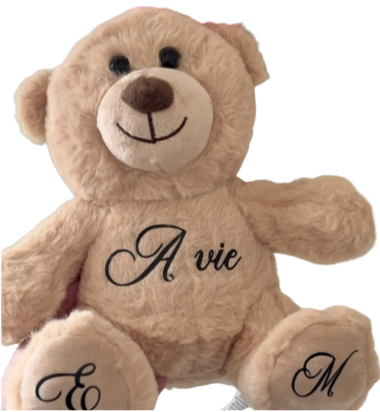 Ourson peluche à personnaliser